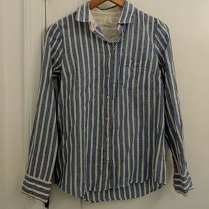 J. Crew Linen Boy Shirt size 2
